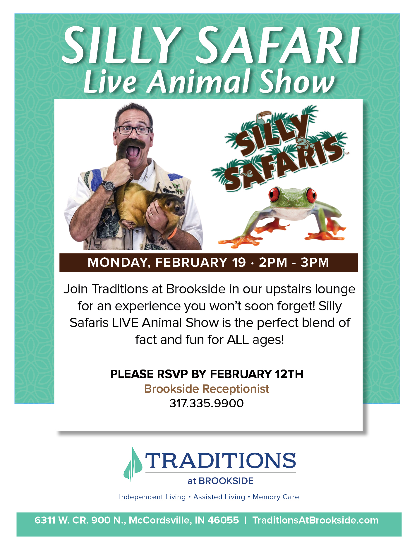 Silly Safari Live Animal Show - Traditions at Brookside